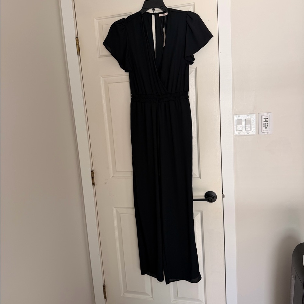 Francesca's Collections Black Jumpsuit